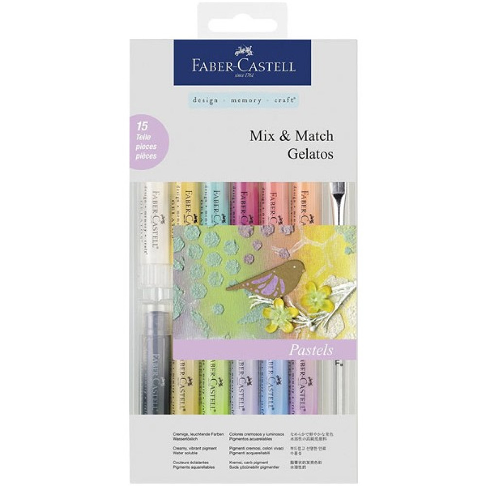 Faber-Castell Gelato Pastel Renkler 15Li Set Mum Boya Fiyatı