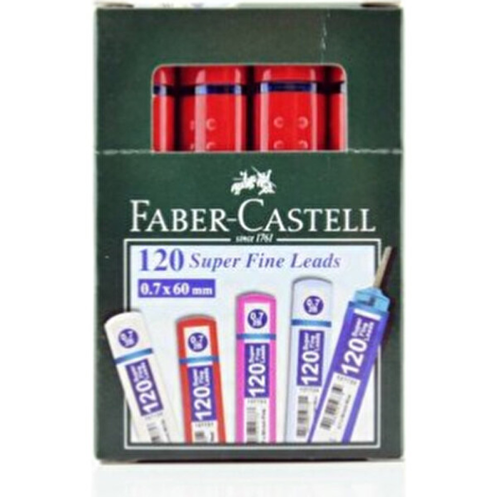 Faber-Castell Grip Mın 0.7 2b 60 mm 120'LI Kırmızı Tüp Uç 12 Adet 1 Paket 12 Adet Kurşun Kalem Ucu (Min) Fiyatı