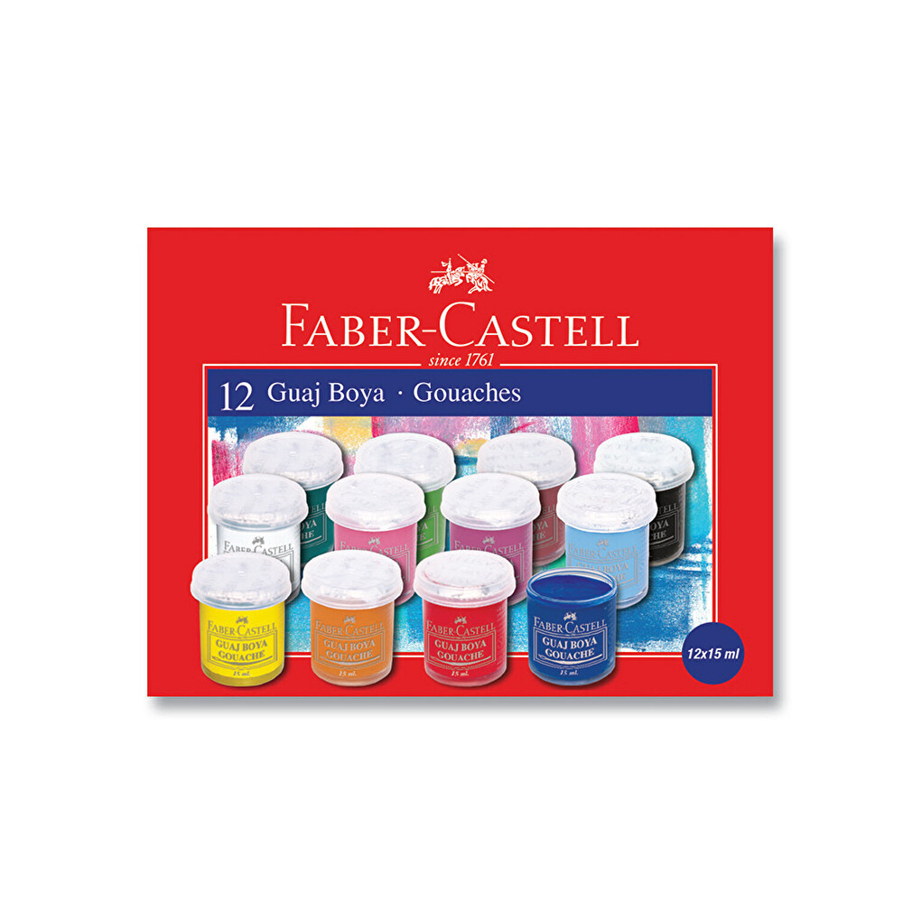 Faber Castell Guaj Boya 12 Renk Guaj Boya Fiyatı