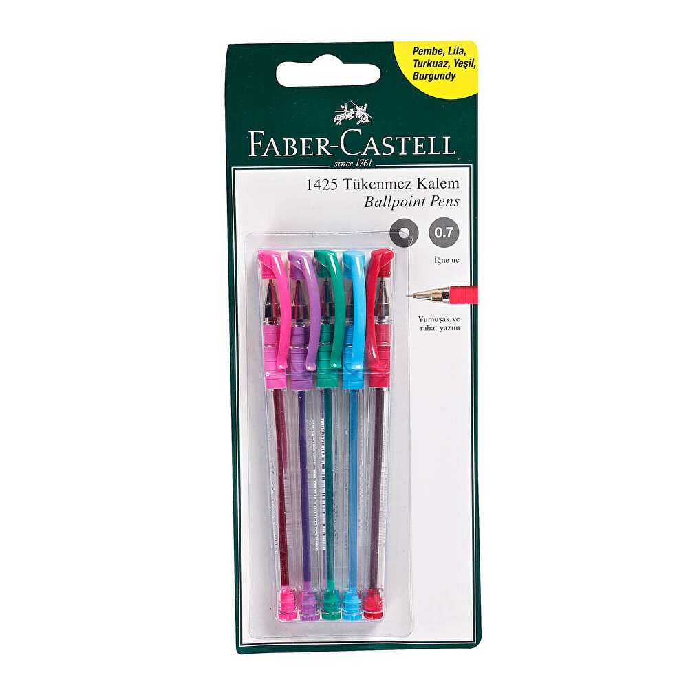 Faber Castell Jel Kalem 5'Li Tükenmez Kalem Fiyatı