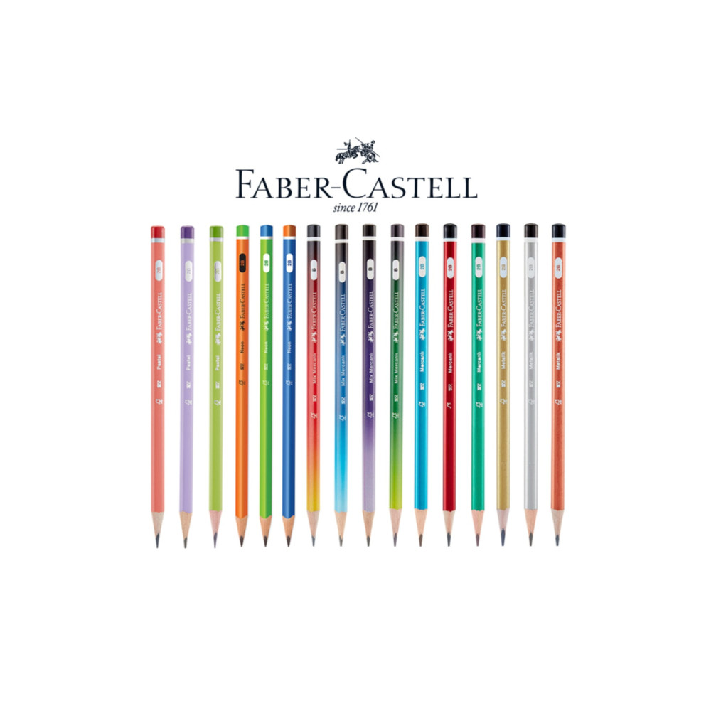 Faber Castell Mercanlı Karışık Üçgen Kurşun Kalem 12 Adet Set Kurşun (Ahşap) Kalem Fiyatı
