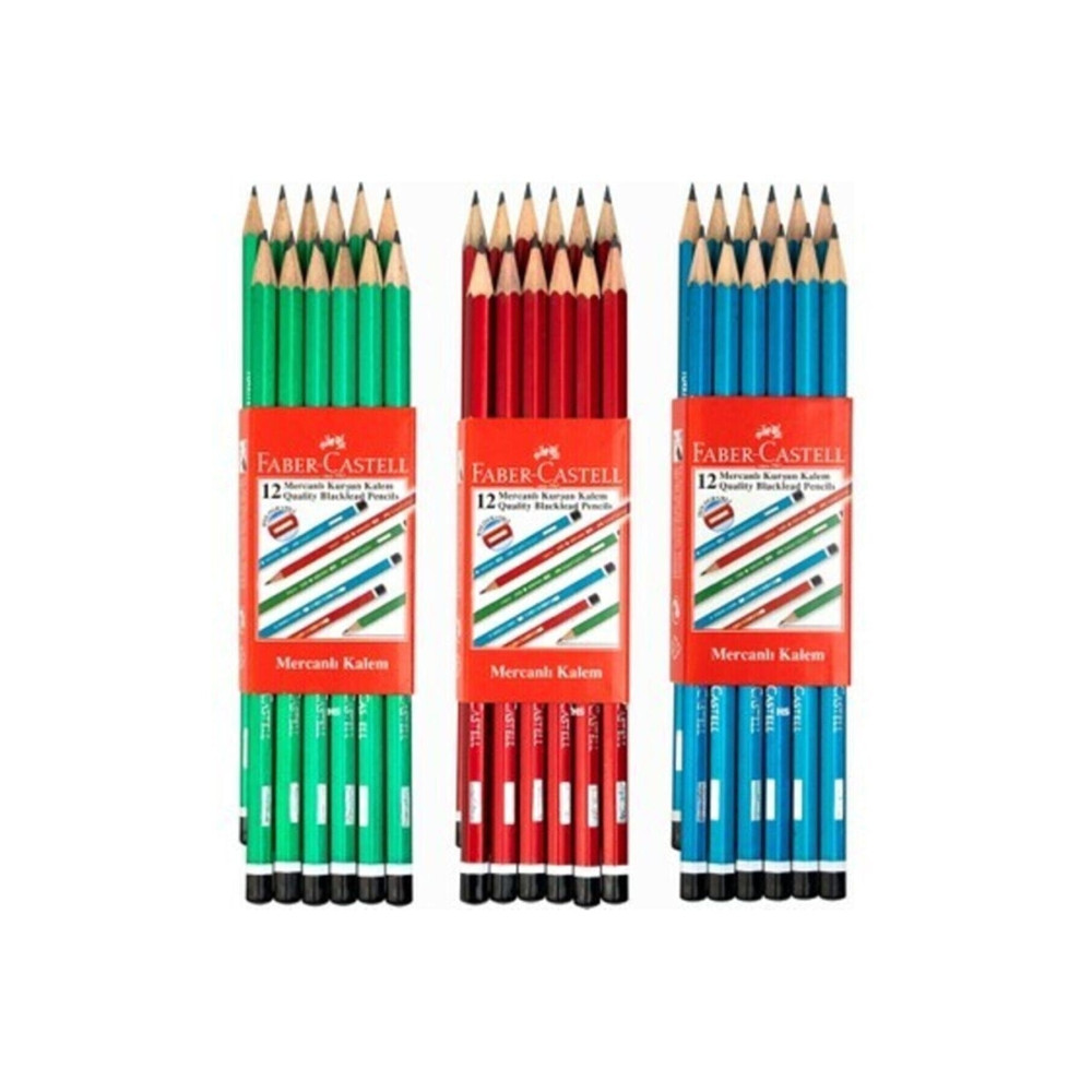 Faber Castell Mercanlı Kurşun Kalem 12 Adet Kalem & Yazı Gereçleri Fiyatı