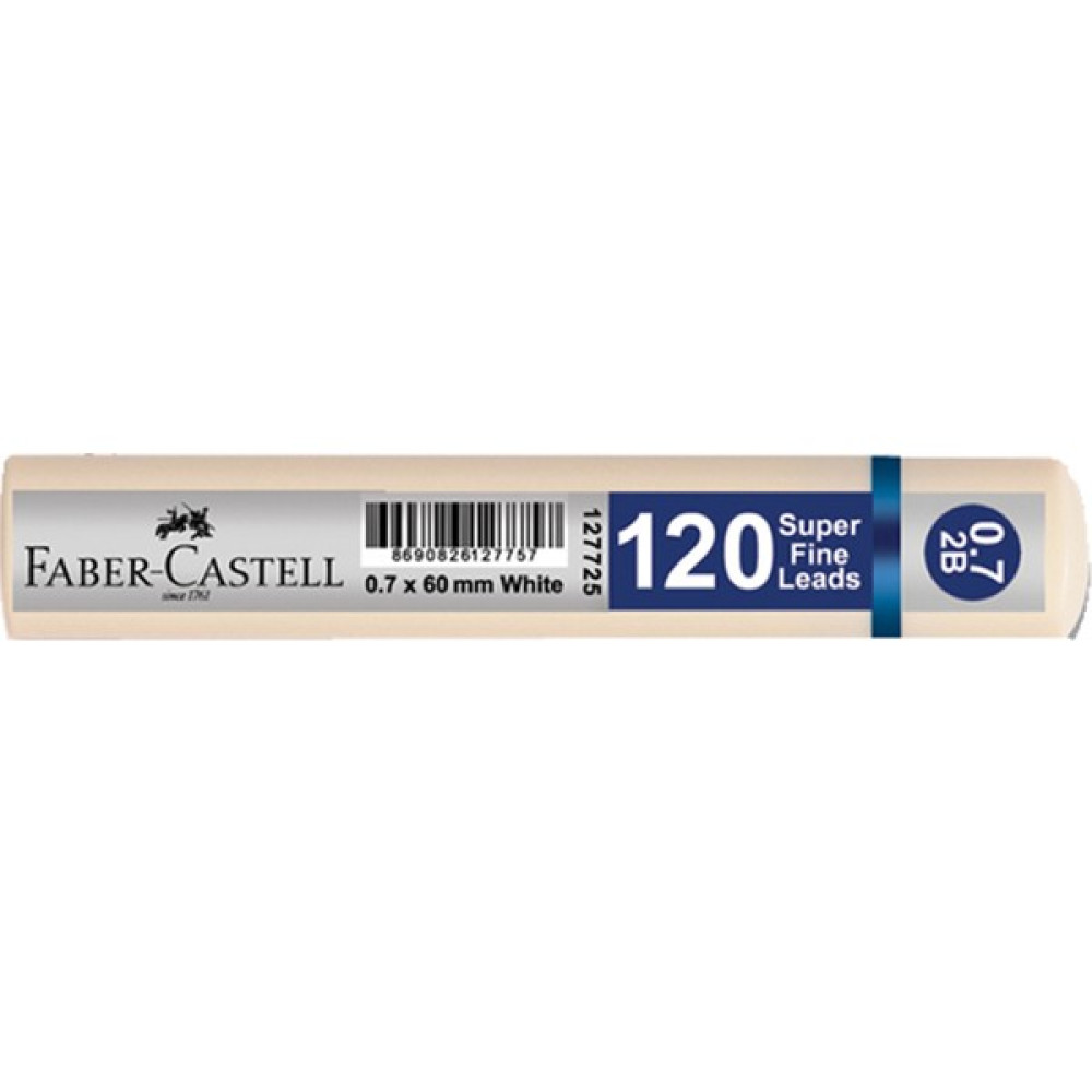 Faber-Castell Min Grip Süper Fine Lead 2b 120 Li Uç 60 mm 0.7 Mm Kurşun Kalem Ucu (Min) Fiyatı