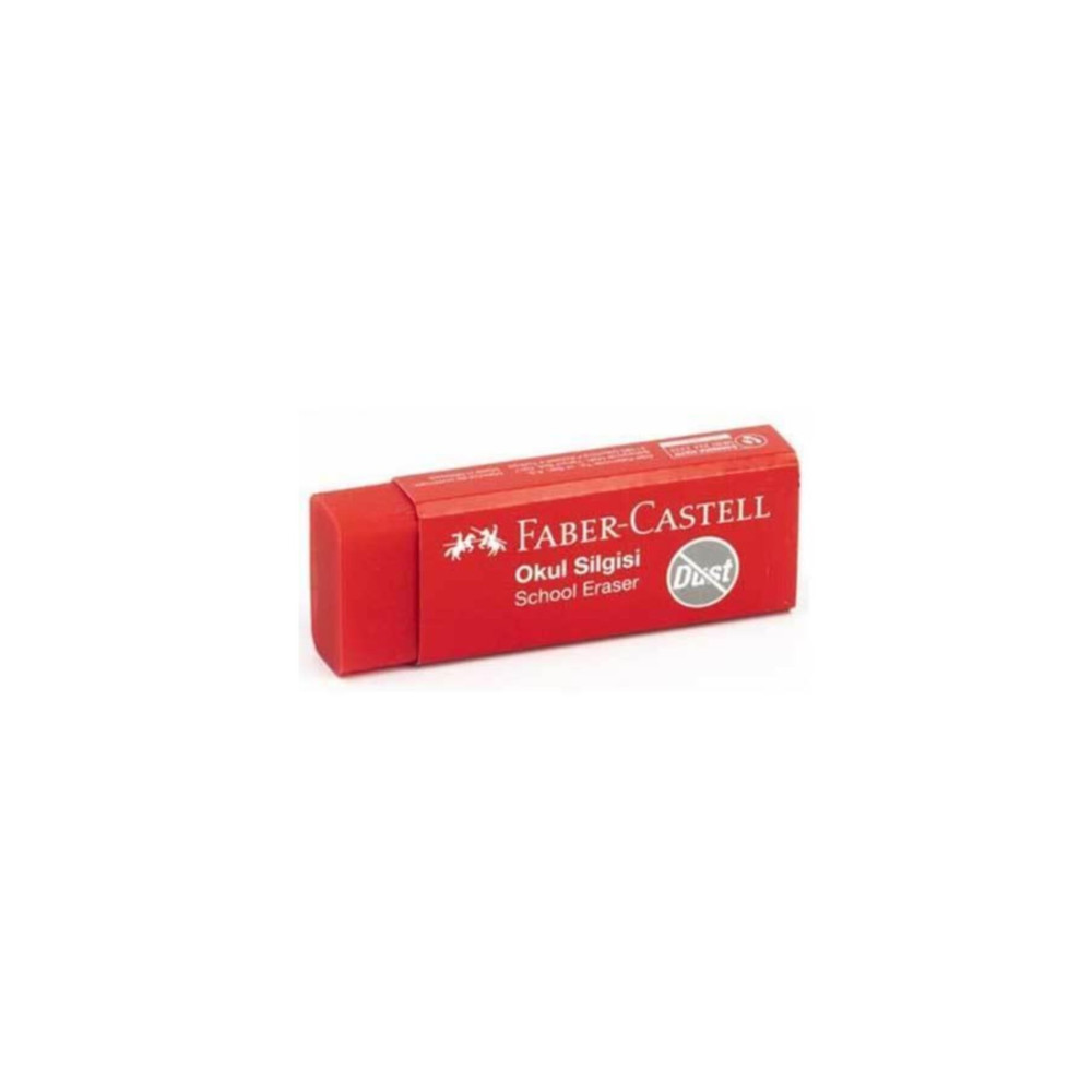 Faber Castell Okul Silgisi Dust Kırmızı 187223 Silgi Fiyatı