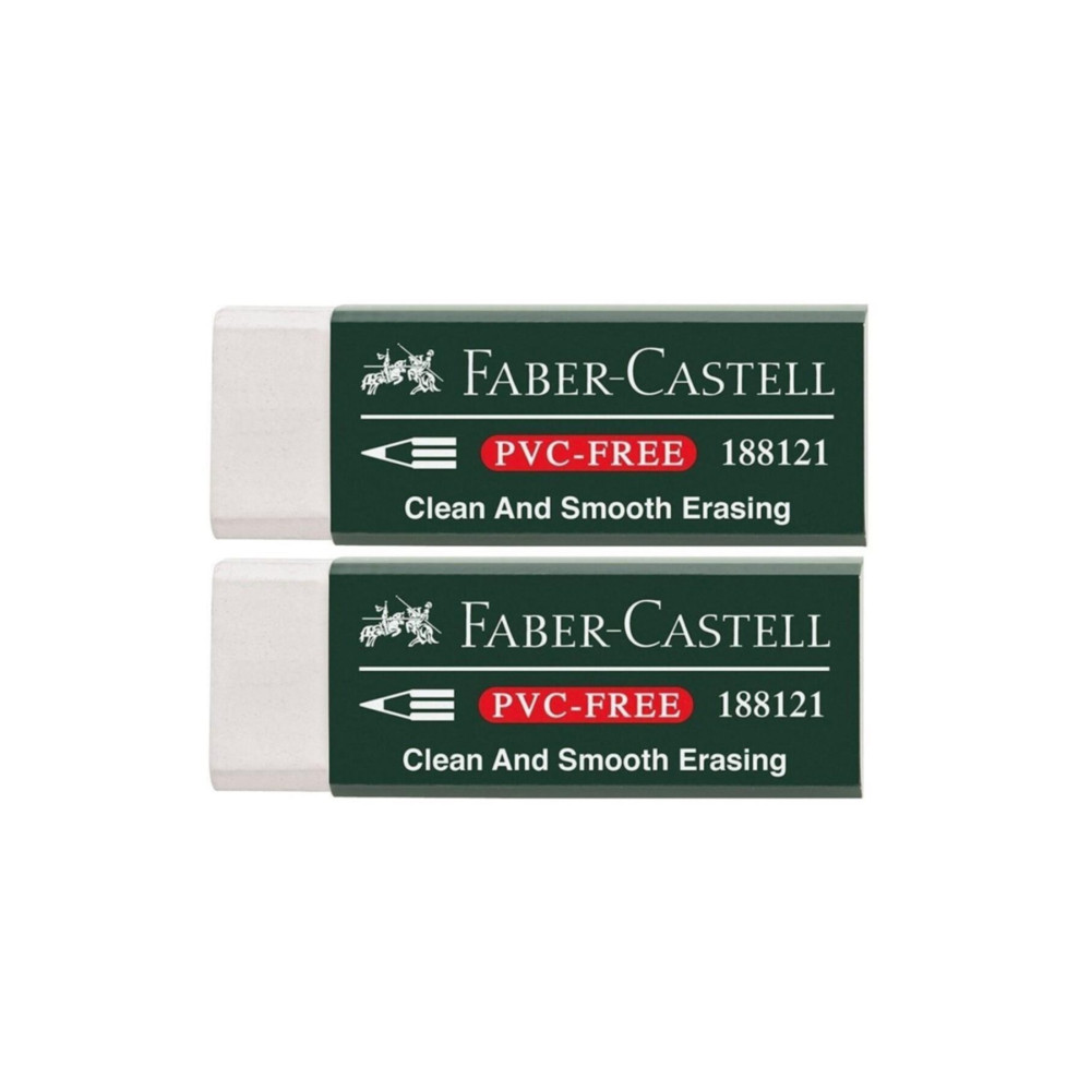 Faber Castell Pvc Free No:20 Büyük Boy Beyaz Silgi 2 Li Silgi Fiyatı