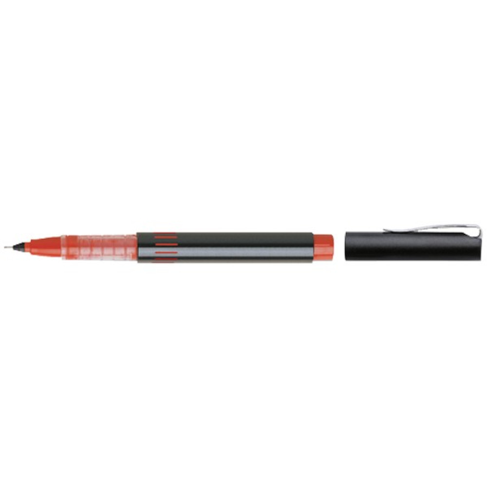 Faber-Castell Roller İğne Uçlu Kırmızı 5405 Kesik Uçlu (Kaligrafi) Kalem Fiyatı
