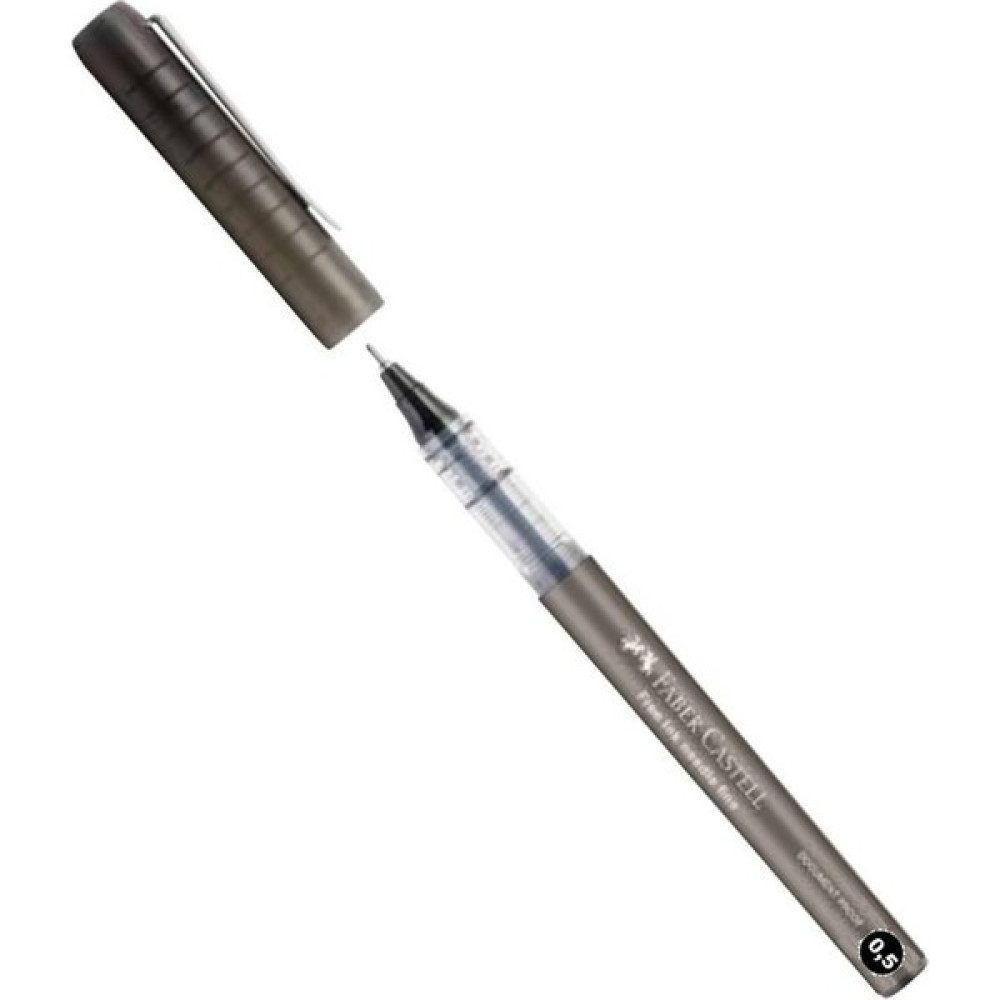 Faber-Castell Siyah Pilot Kalem Iğne Uçlu 0.5 Free Ink Needle Micro 0,5 Uçlu Faber Castell Pilot Kalem Siyah 1 Adet - Standart Jel Mürekkepli (Roller) Kalem Fiyatı