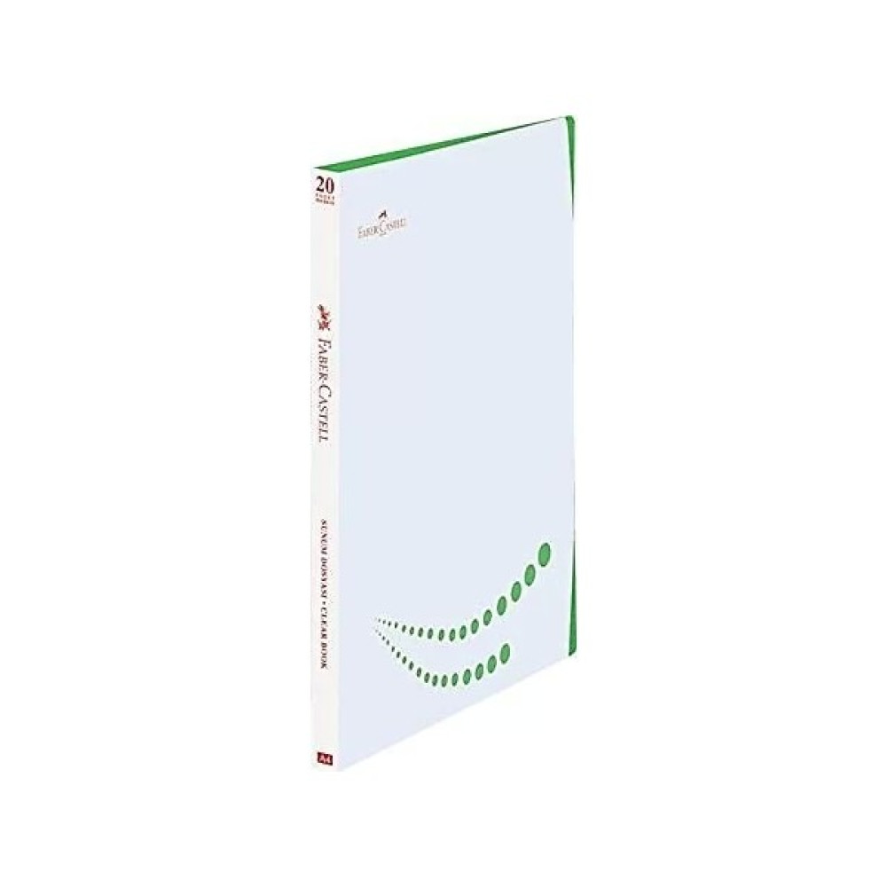 Faber-Castell Sunum Dosyası A4 Çift Renk Kapak Yeşil 20Lİ (220101) Oto Boyaları Fiyatı