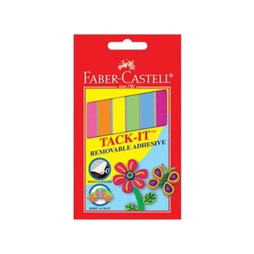 Faber-Castell Tack-It Hamur Yapıştırıcı Karışık Renkli 50 Gr Yapıştırıcı - Tutkal Fiyatı