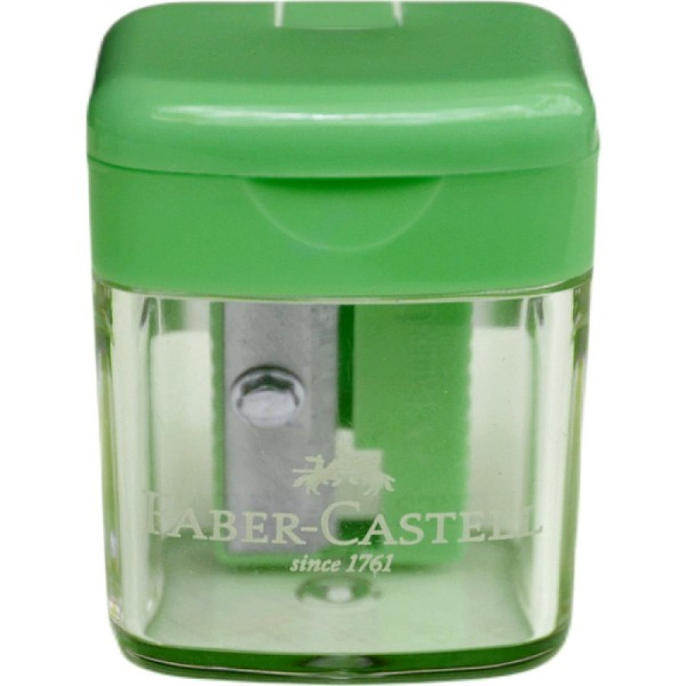 Faber-Castell Tek Gözlü Mini Box Kalemtıraş Pastel Yeşil - PASTEL YEŞİL Kalemtıraş Fiyatı