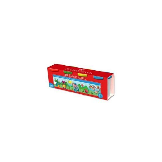 Faber-CastellSilindir Oyun Hamurları 4 Pastel Renk Oyun Hamuru