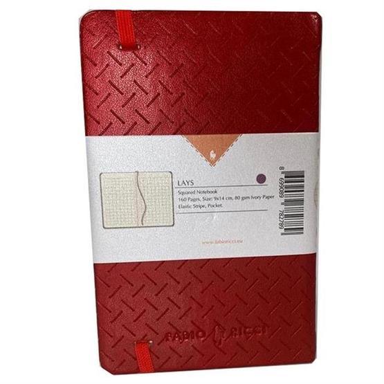 Fabio Ricci 1041 Bordo Kareli Suni Deri Günlük Defter