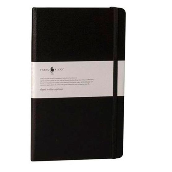 Fabio Ricci 1041 Elio Siyah Düz Defter