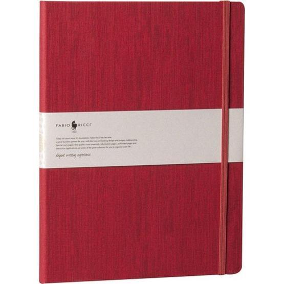 Fabio Ricci Lepidus 1041 Bordo Düz Defter