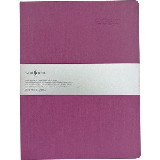 Fabio Ricci Lepidus 1041 Fuşya Düz Defter