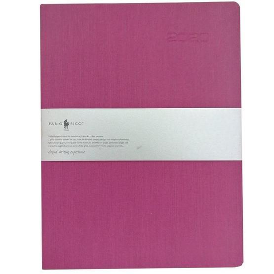 Fabio Ricci Lepidus 1041 Fuşya Düz Defter