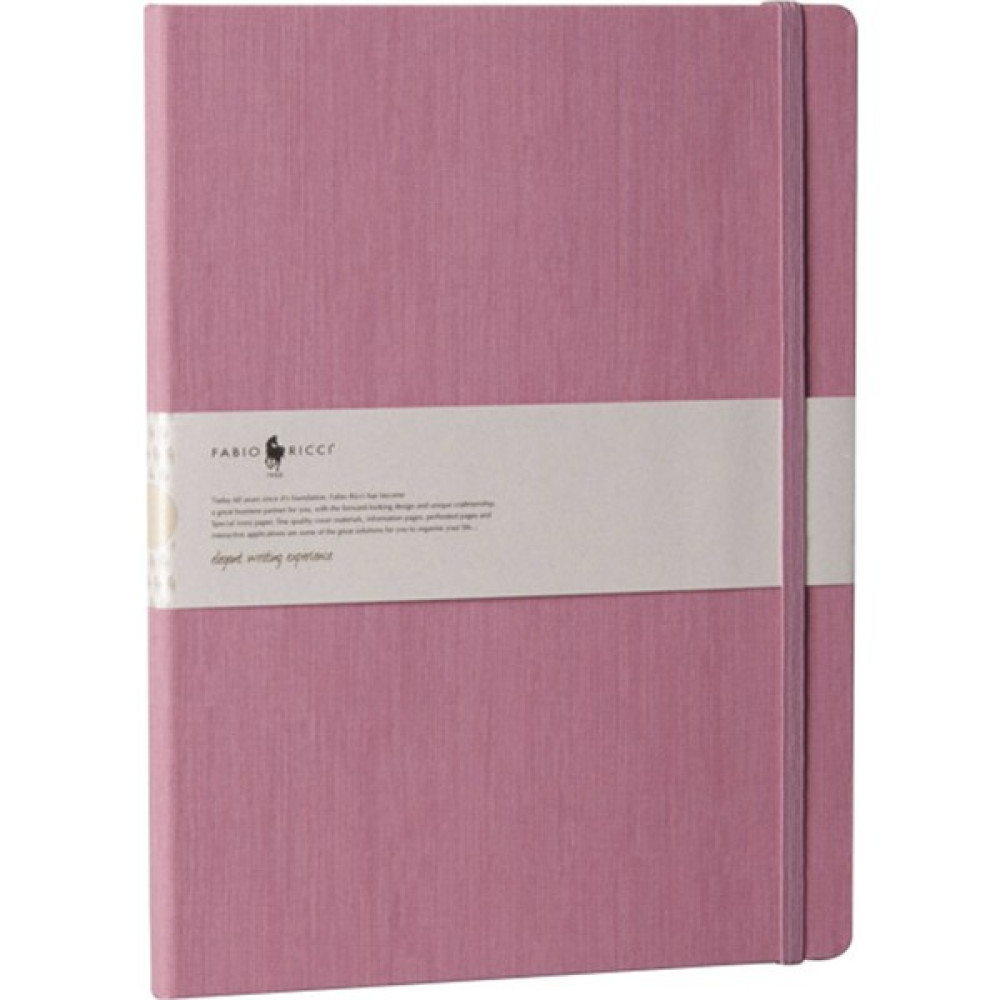 Fabio Ricci Lepidus Çizgili Defter 19 x 25 cm Pembe Not Defteri & Bloknot Fiyatı
