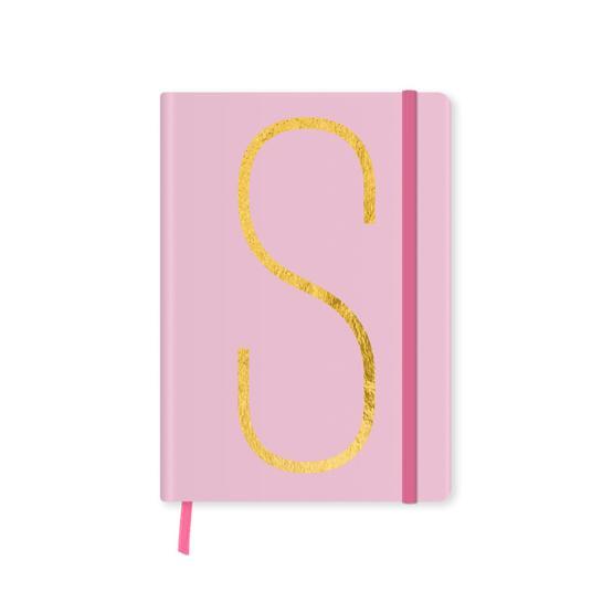 Fabooks S Monogram Harf Baskılı Defter