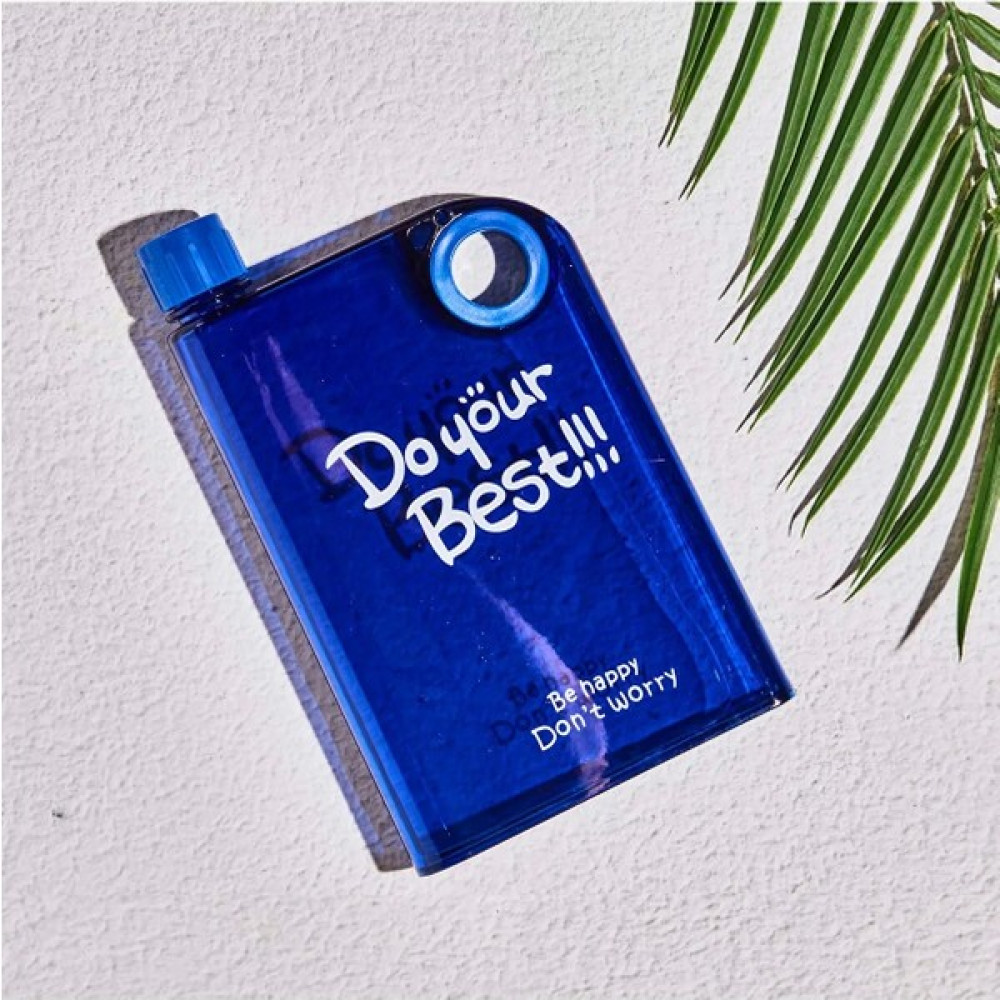 Fabriq Do Your Best Be Happy Don't Worry Matara, Motivasyon Suluğu 380 Ml. Bpa Free - Gece Mavisi Suluk Fiyatı