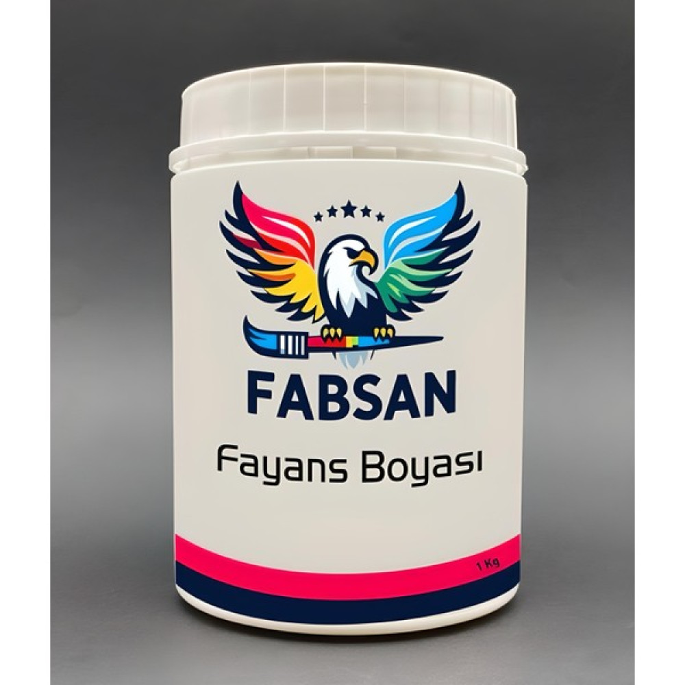 Fabsan Fayans Boyası - 010 - Beyaz - 0,5 Litre Boya Malzemeleri Fiyatı