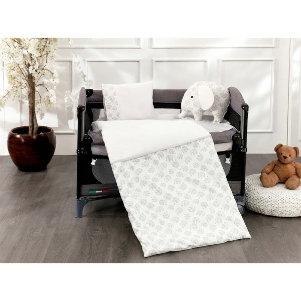 Fabu Fil Park Set Gri - 60 x 120 cm Bebek Uyku Seti Fiyatı