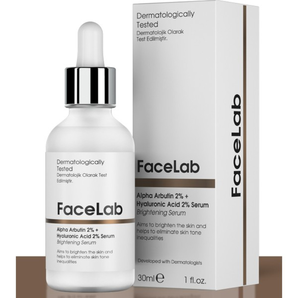 Facelab A.arbutin 2% + Ha 2% Brightening Serum 30 ml Anti-Aging / Yaşlanma Karşıtı Fiyatı