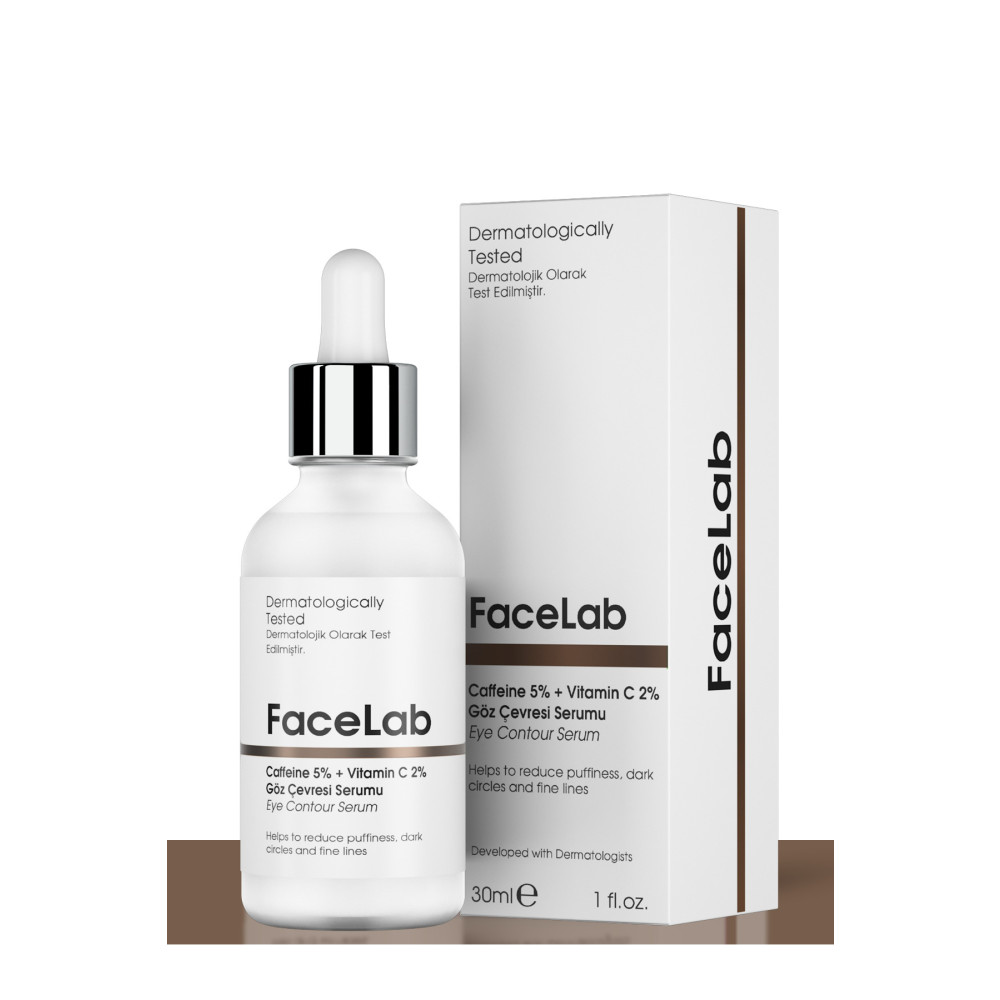 FaceLab Morluk Şişlik Göz Altı Torbalanma Ve Koyu Halka Karşıtı Kafein 5% Göz Çevresi Serumu 30 ml Göz Kremi Fiyatı