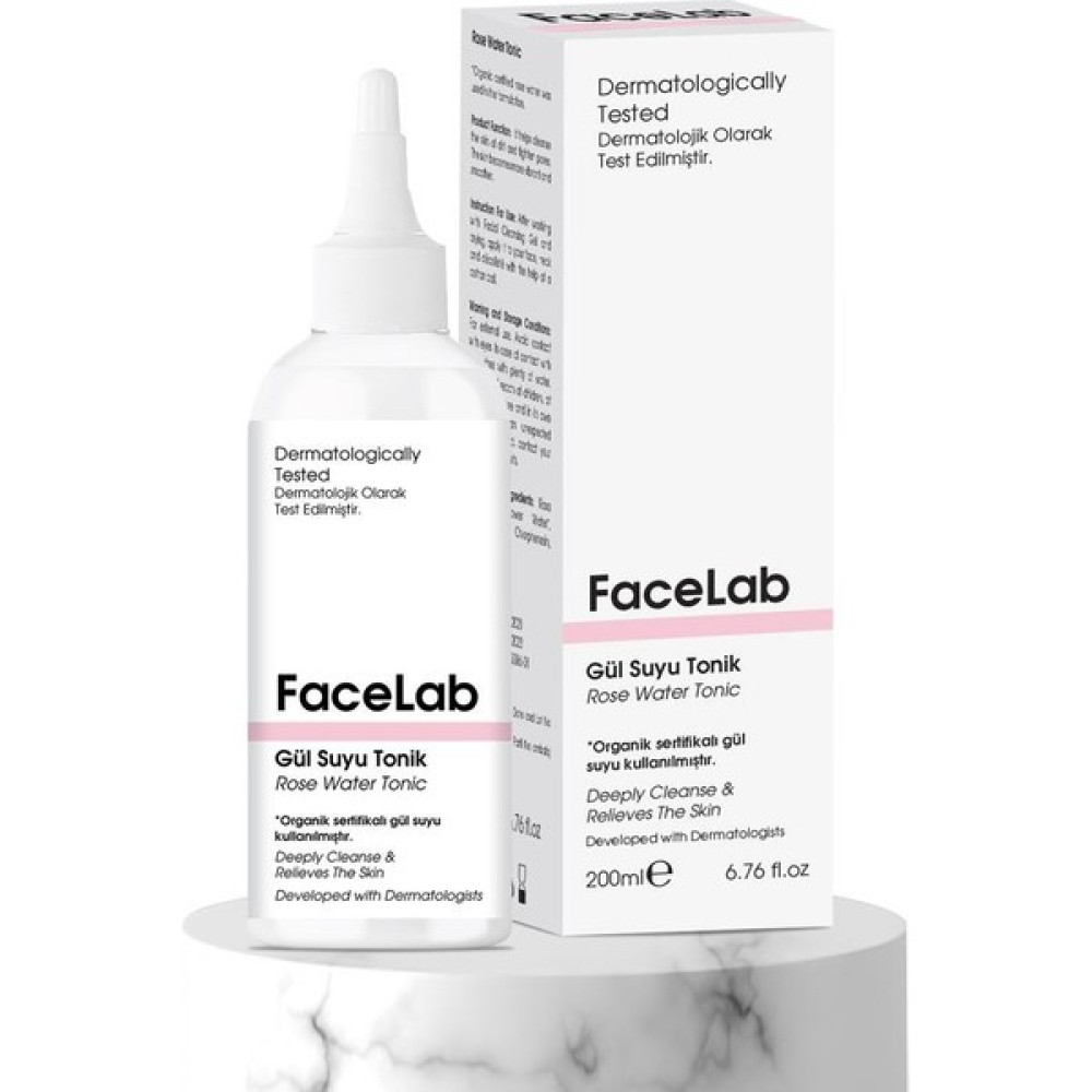 Facelab Organik Gül Suyu Tonik 200 ml Cilt Temizleme ve Peeling Fiyatı