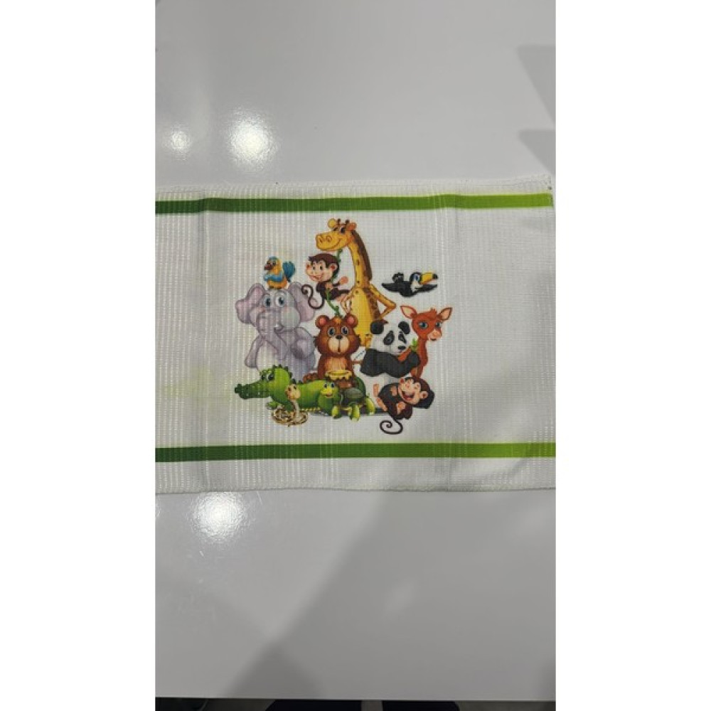 Faceshine Kozmetik 2 Adet) Okul Beslenme Peçetesi ve Örtüsü 35X50 Safari Desenli Beslenme Çantası Fiyatı