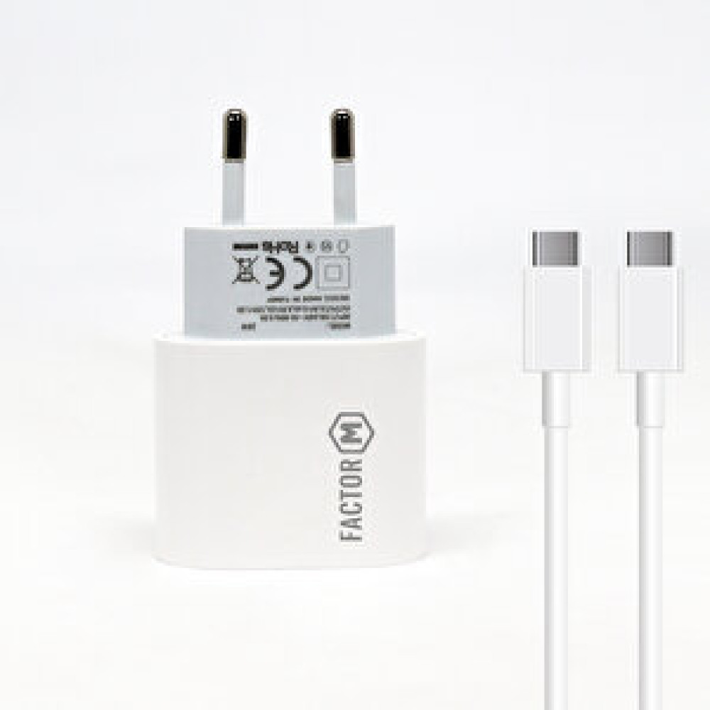 Factor M Pd20w Quick Charger 20w­ Type-c To Type-c 3m Kablolu Şarj Set Beyaz Cep Telefonu Şarj Cihazı Fiyatı