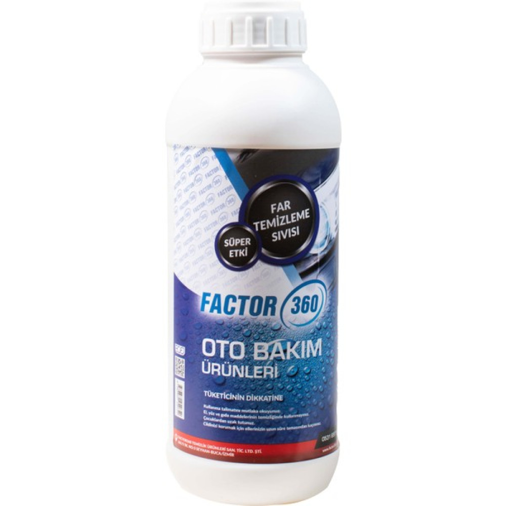 Factor360 FACTOR360 Far Temizleme Sıvısı 1 Litre Oto Genel Temizlik Fiyatı