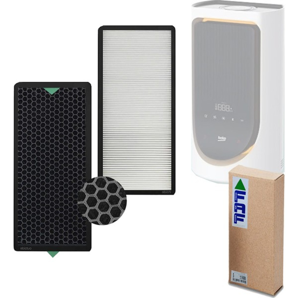 Faf Beko Atp 35500 Hava Temizleyici Uyumlu Hepa Karbon Birleşik Filtre - Beyaz - Gümüş Hava Temizleme - Nemlendirme Cihazları Fiyatı