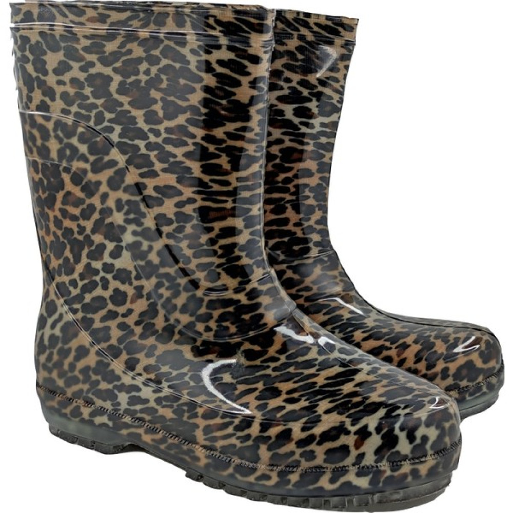 Fafatara Kadın Leopar Desenli Su Geçirmez Kaymaz Taban Çizme Kadın Çizmeleri Fiyatı