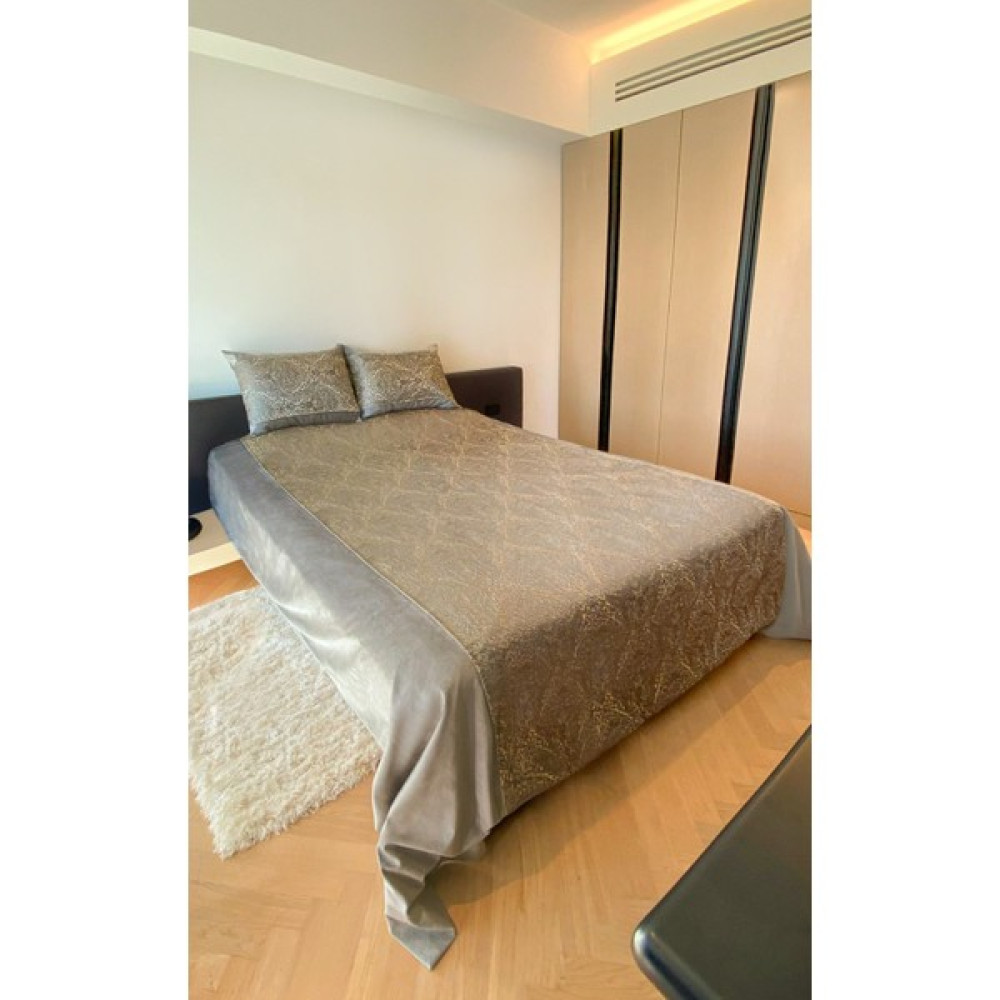 Fagel Çiftkişilik Saray Yatak Örtüsü - Gri - 260 x 270 cm Yatak Örtüsü Fiyatı