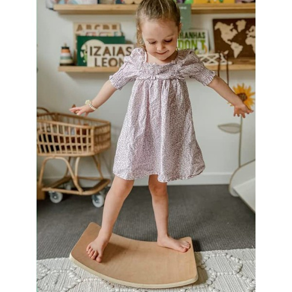 Fagus Wood Ahşap Denge Tahtası, Montessori Balance Board, Çocuklar ve Yeni Başlayanlar Için Oyun Tahtası Açık Hava, Deniz ve Spor Oyuncakları Fiyatı