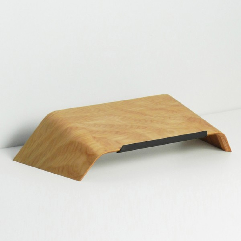 Fagus Wood Dayanıklı Ahşap Notebook Yükseltici ve Tutucu Masa Üstü Laptop Standı - Açık Kahverengi Dizüstü Bilgisayar Aksesuarları Fiyatı