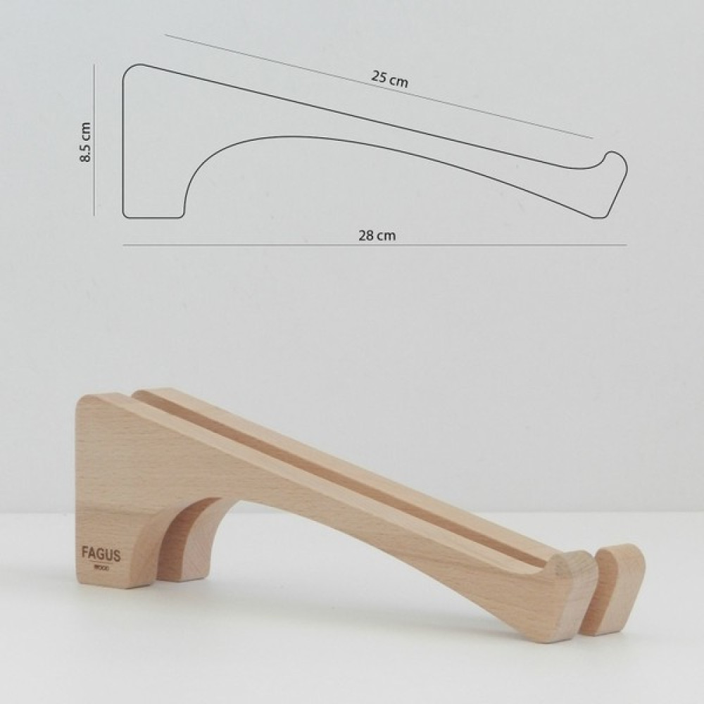 Fagus Wood Luna Laptop Standı - Açık Kahverengi Dizüstü Bilgisayar Aksesuarları Fiyatı