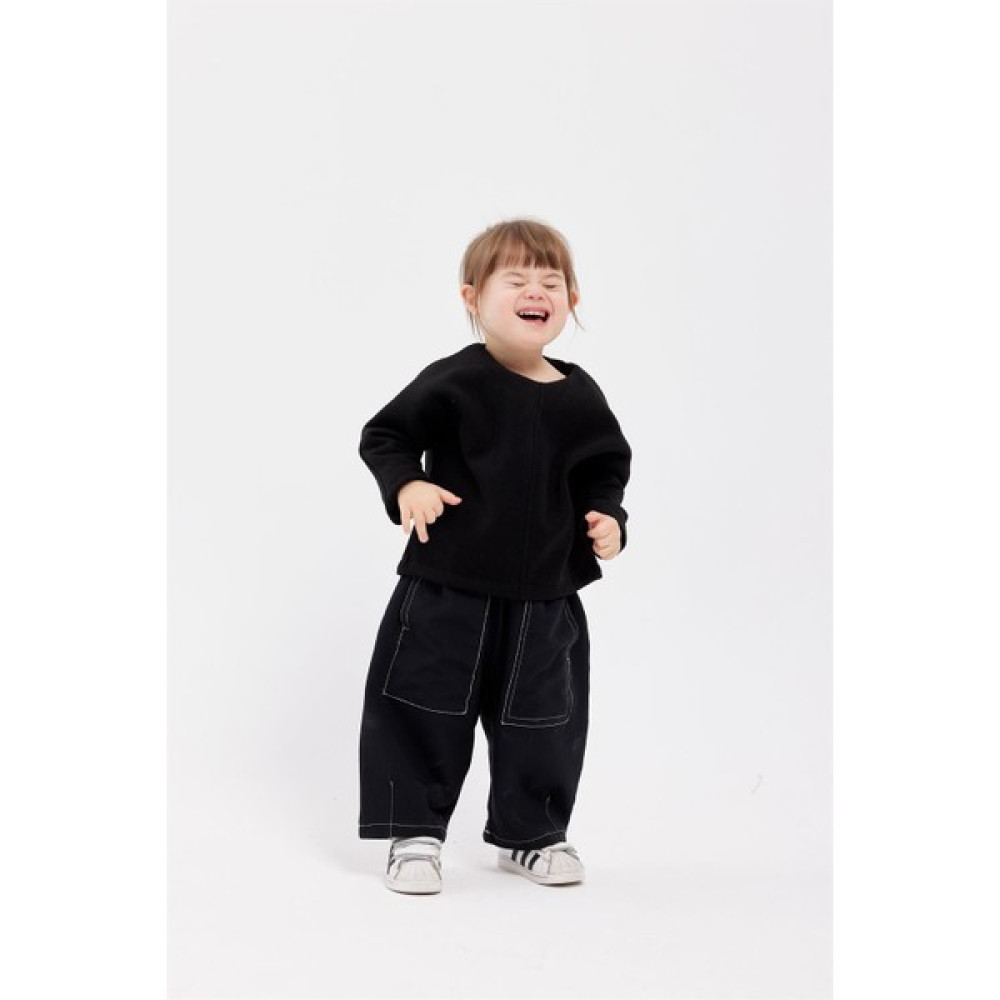 Fahhar Kids Çocuk Kaşe Kaftan Siyah Kız Çocuk Sweatshirt Fiyatı