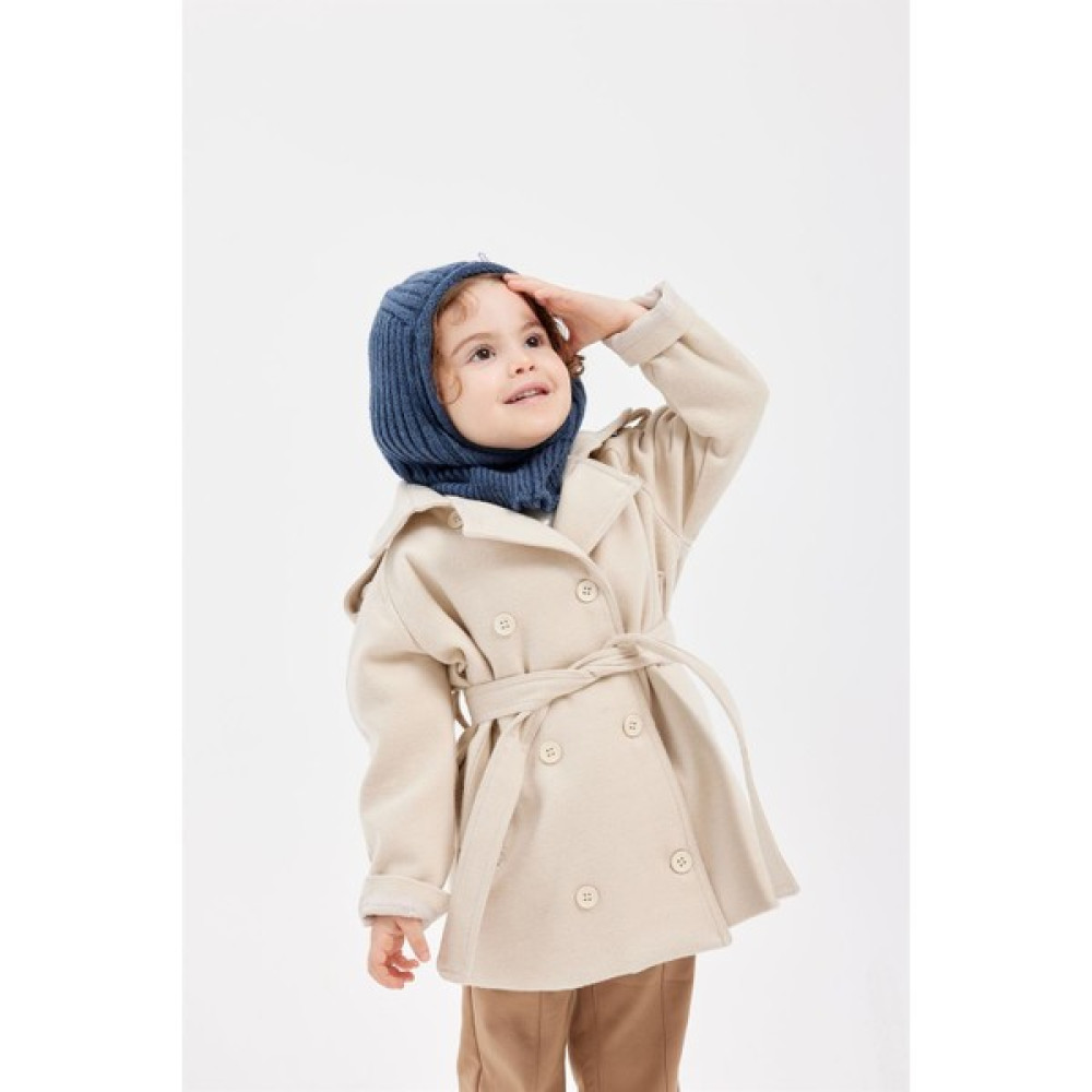 Fahhar Kids Çocuk Kruvaze Kaşe Kaban Taş Kız Çocuk Mont Fiyatı