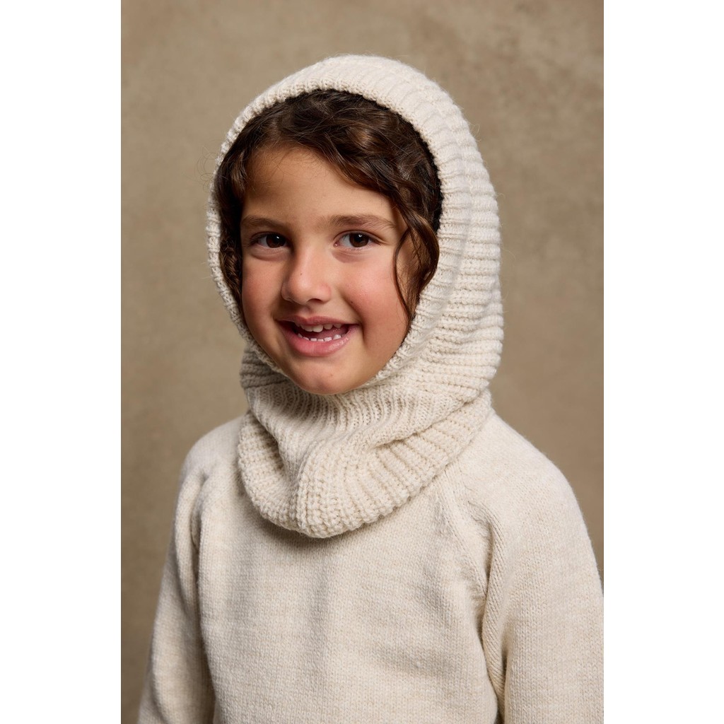 Fahhar Kids Kız Çocuklar İçin Örme Taş Renk Balaclava Bere 4 - 9 Yaş Kış Sezonu Aksesuarı Diğer Fiyatı