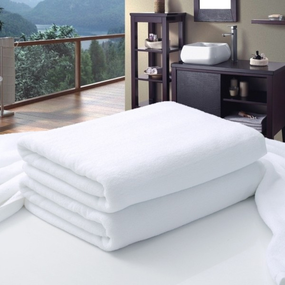 Faial 4 Adet Beyaz Banyo Havlusu Otel Havlusu 400gr Pamuklu Havlu - 70 x 140 cm Banyo Havlusu Fiyatı