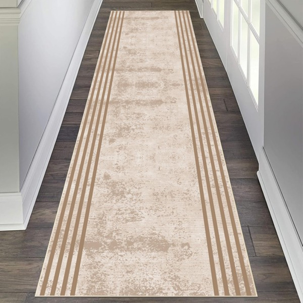Faiend Kesme Yolluk Makinede Yıkanabilir Kaymaz Taban Leke Tutmaz Mutfak Halısı Salon Yolluk Kahve - 40 x 60 cm - Kahverengi Yolluk Fiyatı