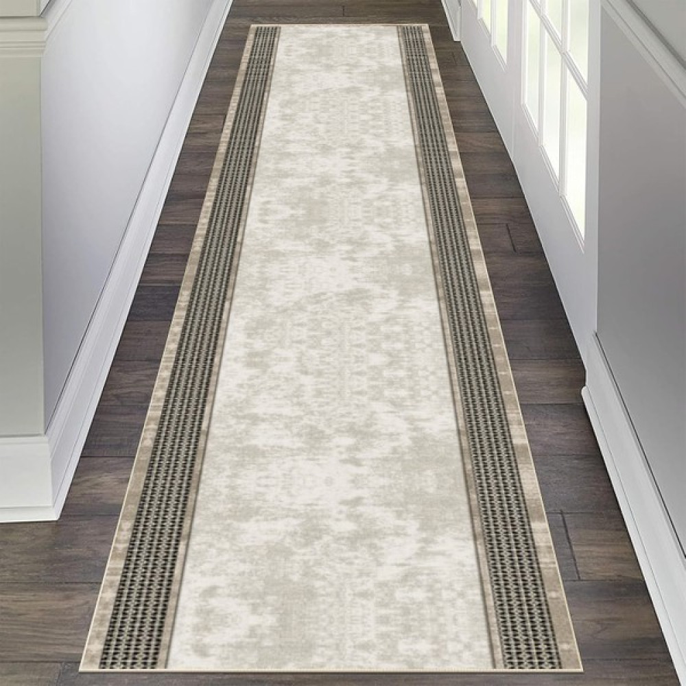 Faiend Kesme Yolluk Makinede Yıkanabilir Kaymaz Taban Leke Tutmaz Mutfak Halısı Salon Yolluk Kemik - 40 x 60 cm Yolluk Fiyatı