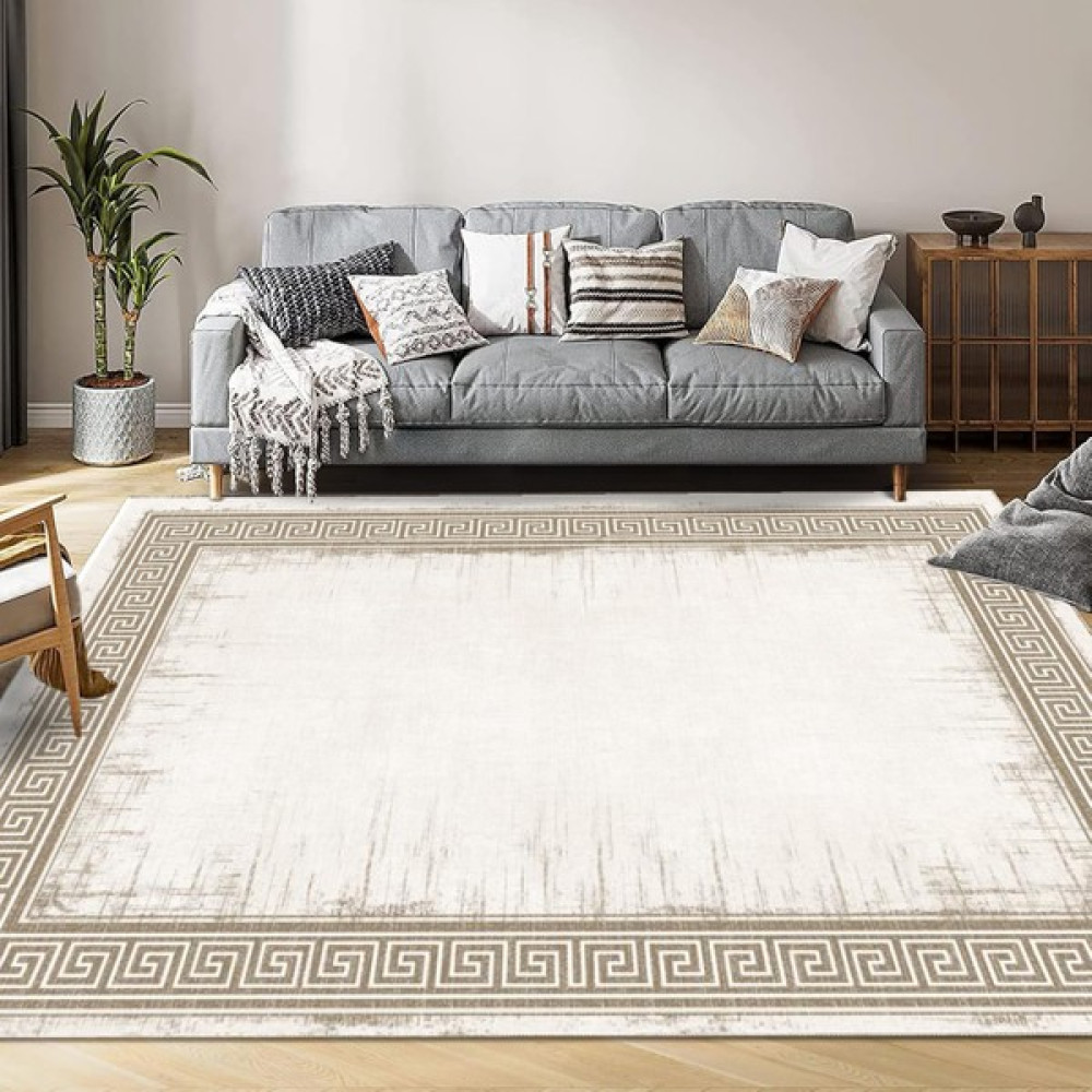 Faiend Yıkanabilir Halı Mutfak Kaymaz Dod Taban Leke Tutmaz Ev Halısı Krem - 80 x 150 cm Salon Halısı Fiyatı