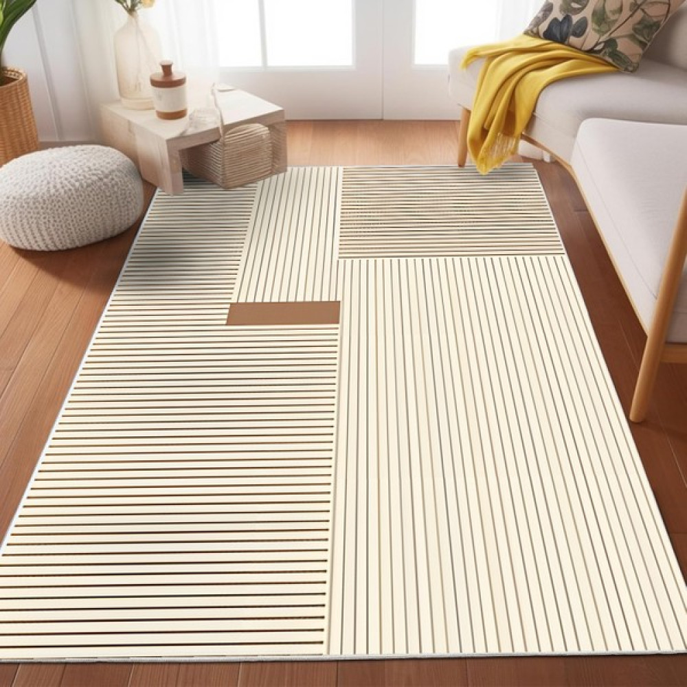 Faiend Yıkanabilir Halı Mutfak Kaymaz Dod Taban Leke Tutmaz Ev Halısı Vizon-Bej - 80 x 150 cm - Vizon - Bej Salon Halısı Fiyatı