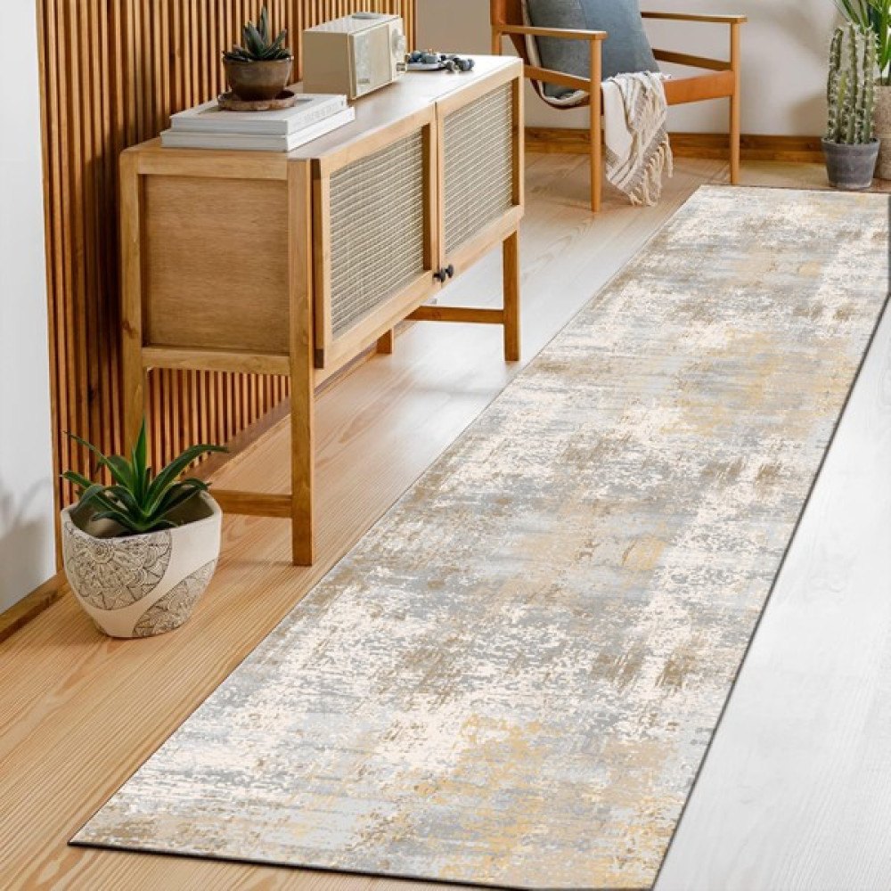 Faiend Yıkanabilir Yolluk Mutfak Kaymaz Dod Taban Leke Tutmaz Ev Koridor Yolluk Bej - 100 x 250 cm Yolluk Fiyatı