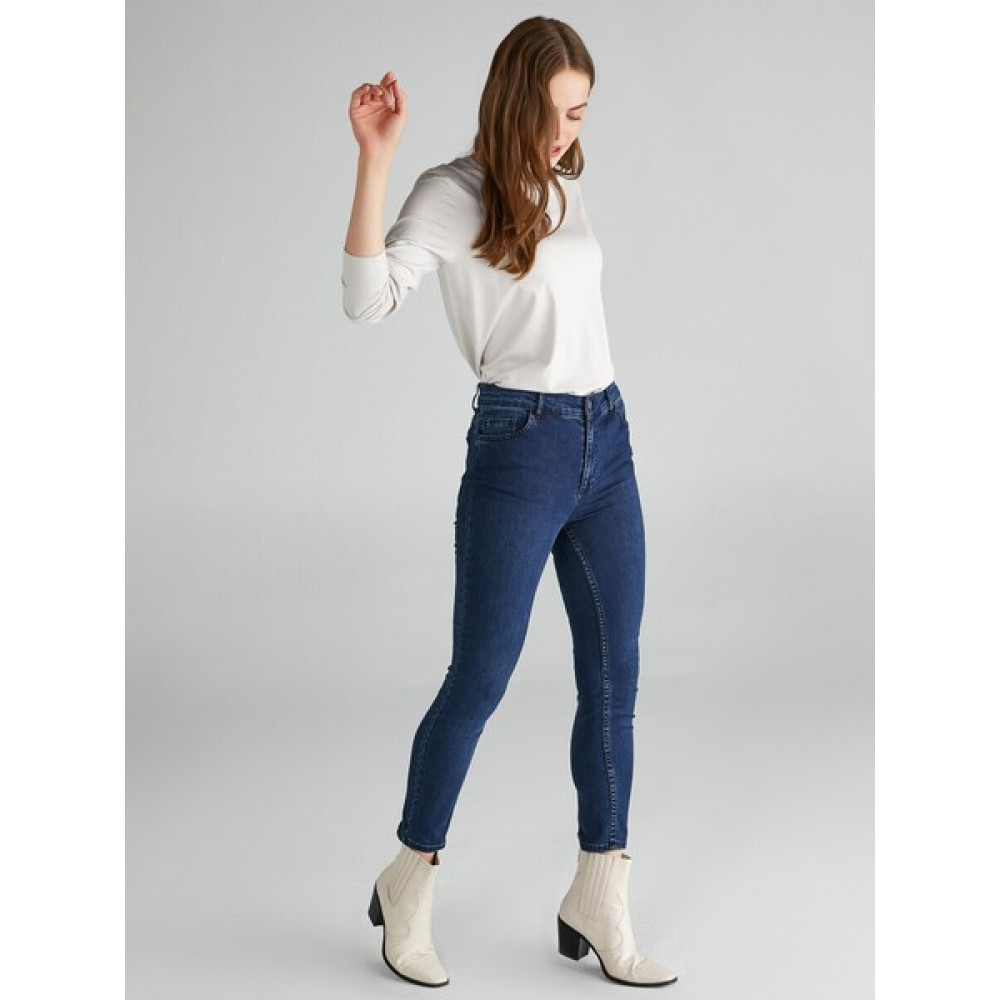 Faik Sönmez Yüksek Bel Bilek Boy Skinny Jean Pantolon 00030 Kadın Pantolon Fiyatı