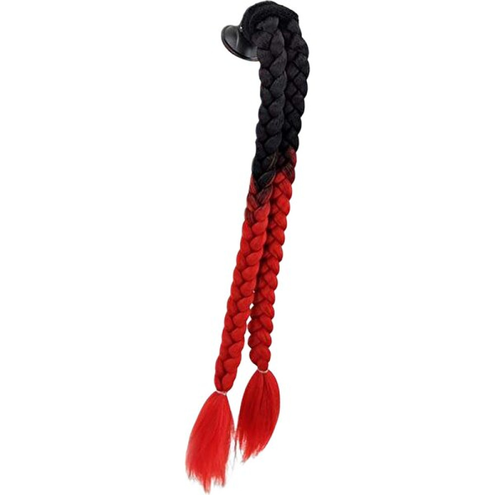 Failyee Motosiklet Pigtails Örgüler At Kuyruğu Örgüsü 55CM Kadın Kırmızı (Yurt Dışından) Motorsiklet Kaskları Fiyatı