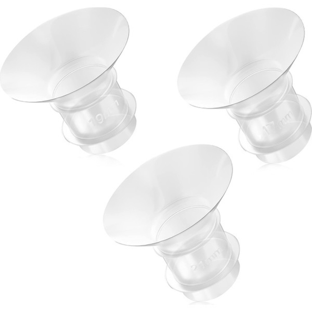 Fairy 3pcs Anne Sütü Pompası Flanşlı Ekler Meme Dönüştürücü - Beyaz (Yurt Dışından) - M Göğüs Pompası Fiyatı