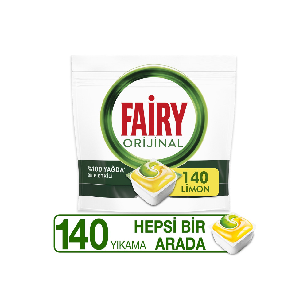 Fairy Hepsi Bir Arada Bulaşık Makinesi Deterjanı Kapsülü/tableti 140 Yıkama Limon Kokulu Bulaşık Yıkama Fiyatı